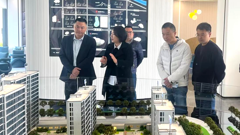 松陽縣住房和城鄉(xiāng)建設局局長潘毅調研美林&middot;南宸府