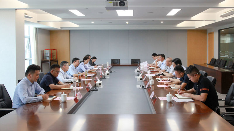 安徽輝隆投資集團董事長王濤到浙農考察交流